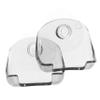 NOLITOY 2pcs Suction Cup Razor Holder for Bathroom Space-saving Shower Shaver Rack Durable Plastic Design for Easy Installation Keeps Razors Dry and Organized Gray view 1