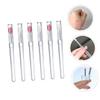 FOYTOKI 6pcs Portable Silicone Lip Brushes Cover Versatile Makeup Applicators for Lipstick Lip Balm and Masks Gentle Easy to Clean Design view 4