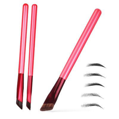 NOLITOY 3pcs Professional Makeup Eyebrow Brush Brow Stencil and Spoolie Benefit Brow Tools for Women