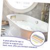 SEWOART Comfortable Bathtub Pillow for Neck Back Support Soft Foam Headrest with Suction Cups for Relaxing Spa Experience for Home Hotel Use view 2