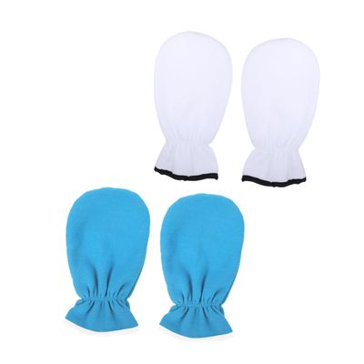 FOMIYES 2pairs Elastic Opening Washable Wax Gloves Dead Skin Remover for Women Gloves for Cleaning Professional Paraffin Mitts