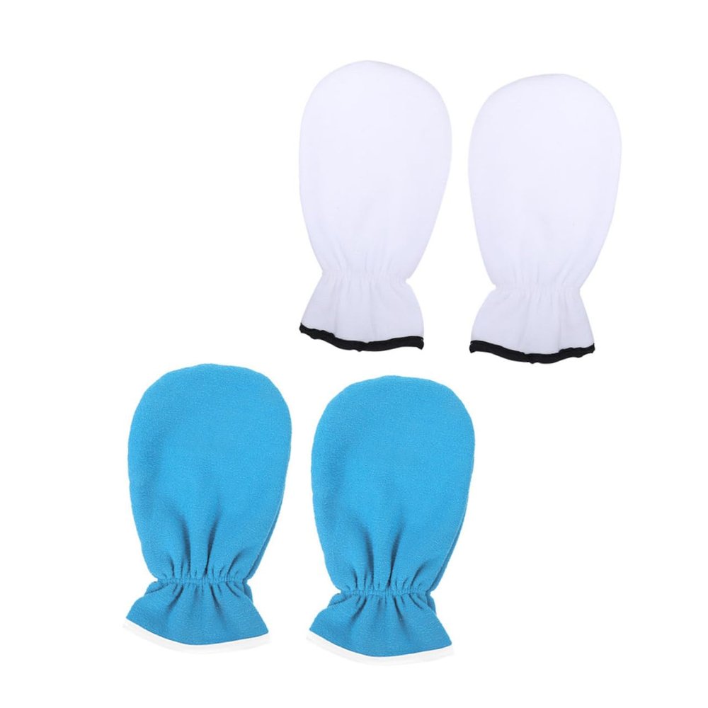 FOMIYES 2pairs Elastic Opening Washable Wax Gloves Dead Skin Remover for Women Gloves for Cleaning Professional Paraffin Mitts