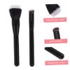 FOMIYES 2pcs Double-layer Fiber Blush Brushes Soft Hair Makeup Brushes for Blush and Powder Application for Beauty Bloggers and Makeup Artists view 4