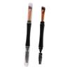 2Pcs Dual Purpose Makeup Brush Set Eyelash Combs for Women view 1