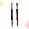2Pcs Dual Purpose Makeup Brush Set Eyelash Combs for Women view 4