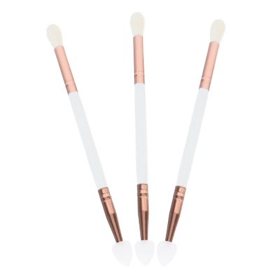 HAPINARY 3pcs Double Head Eyeshadow Makeup Brush Multifunctional Makeup Brush Eye Shadow Applicators for
