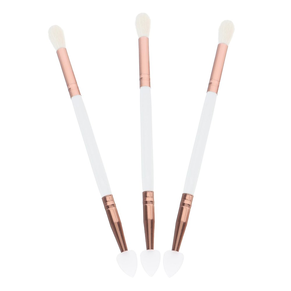 HAPINARY 3pcs Double Head Eyeshadow Makeup Brush Multifunctional Makeup Brush Eye Shadow Applicators for