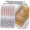 HONMEET 1200pcs Long Cotton Buds Disposable Makeup Cleaning Swabs for Face Eyelash Care Double-ended Cotton Swabs for Personal Salon Use view 4