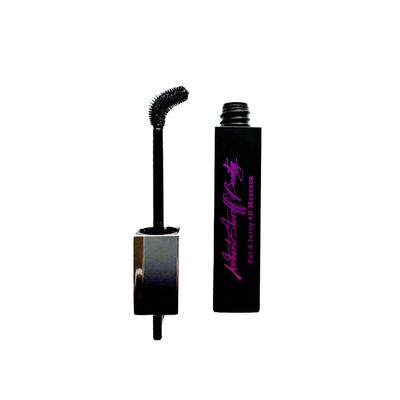 Ashunta Sheriff Beauty Fat and Juicy 4D Mascara, Waterproof Black Mascara, Lengthening and Volumizing, Natural Clean Formula for Bold Lash Definition, Long-Lasting Makeup Essential