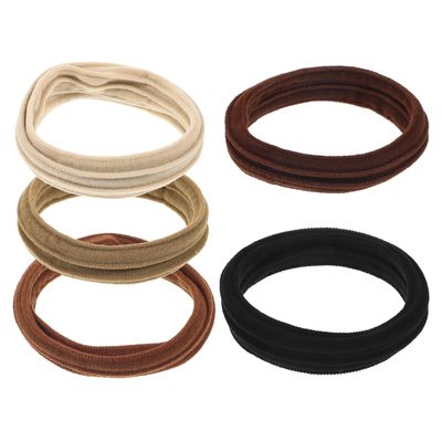 SKISUNO 5pcs Elegant Hair Accessories for Women Hair Scrunchies Ponytail Holders for Thin Elastic Elastics for Women