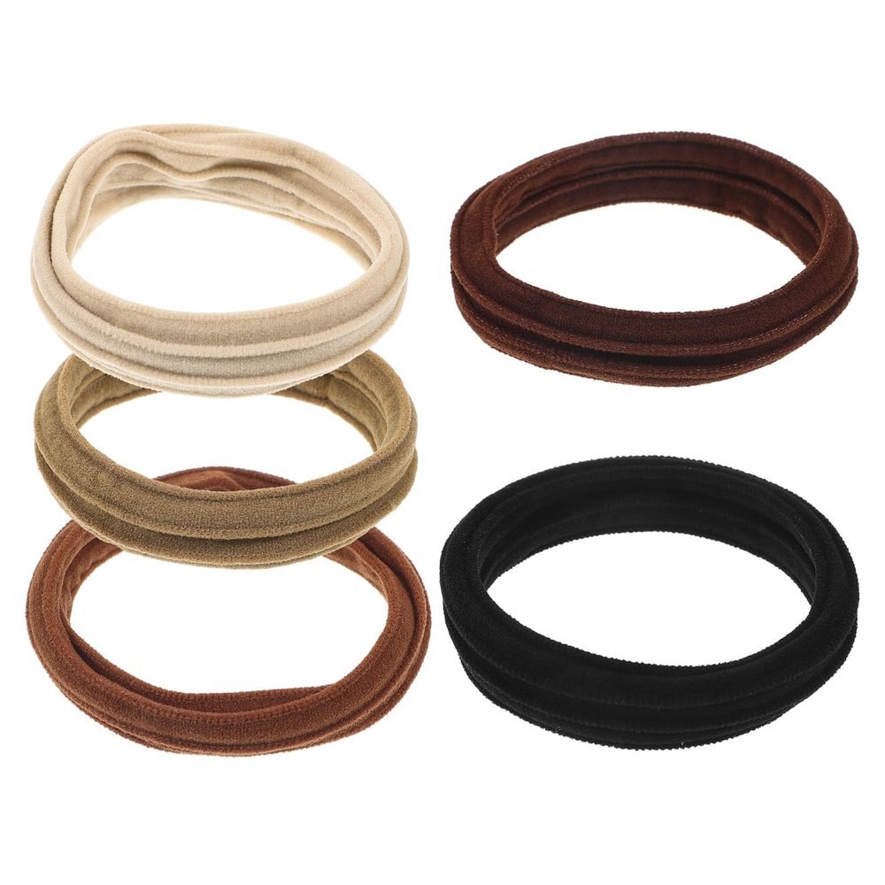 SKISUNO 5pcs Elegant Hair Accessories for Women Hair Scrunchies Ponytail Holders for Thin Elastic Elastics for Women
