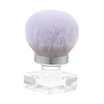FOMIYES Multi-use Makeup Brush for Blush and Nail Dust Cleaning Portable Cosmetic Tool Comfortable Grip Lightweight Design and Unique Handle for Easy Use for Makeup and Nail Care