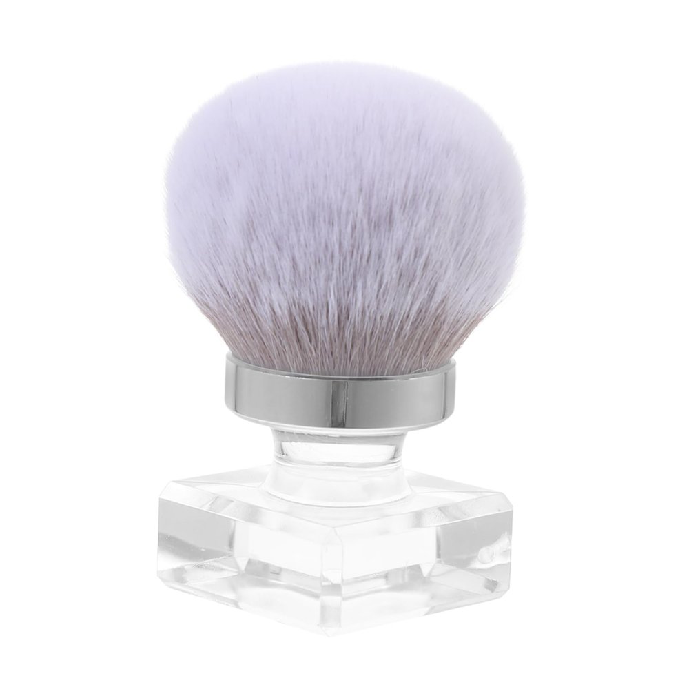 FOMIYES Multi-use Makeup Brush for Blush and Nail Dust Cleaning Portable Cosmetic Tool Comfortable Grip Lightweight Design and Unique Handle for Easy Use for Makeup and Nail Care