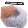 FOMIYES Multi-use Makeup Brush for Blush and Nail Dust Cleaning Portable Cosmetic Tool Comfortable Grip Lightweight Design and Unique Handle for Easy Use for Makeup and Nail Care view 3
