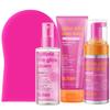 b.tan Clear Self Tanning Gel Travel Size Kit | Glow Your Own Way Gift Set - Includes Mini Dark Fake Tanner Mousse, Gradual Bronzing Face Mist, Express Transfer Free Tan Gel, & Applicator Mitt view 3