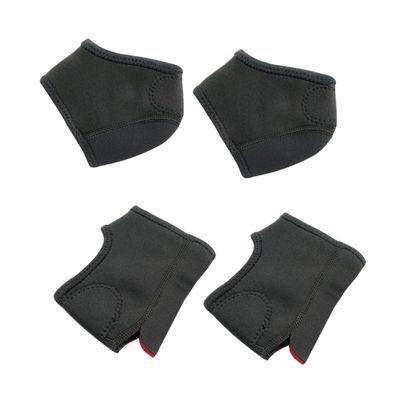 Didiseaon 2set Foot Care Silicone Heel Covers of Socks Toe Protectors Heel Inserts for Men Women Comfortable Elastic