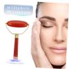 TOVINANNA 1pc Red Agate Face Roller Tool Dual Scraping Therapy for Facial Circulation and Improvement and Skin-friendly Design view 4