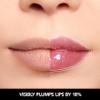 Buxom Plump Shot Collagen-Infused Lip Serum in Spellbound Pink Multichrome + Plump Shot Collagen Peptides Plumping Cream Blush, Cream-to-Powder Blush in shade Coral Sheer view 3