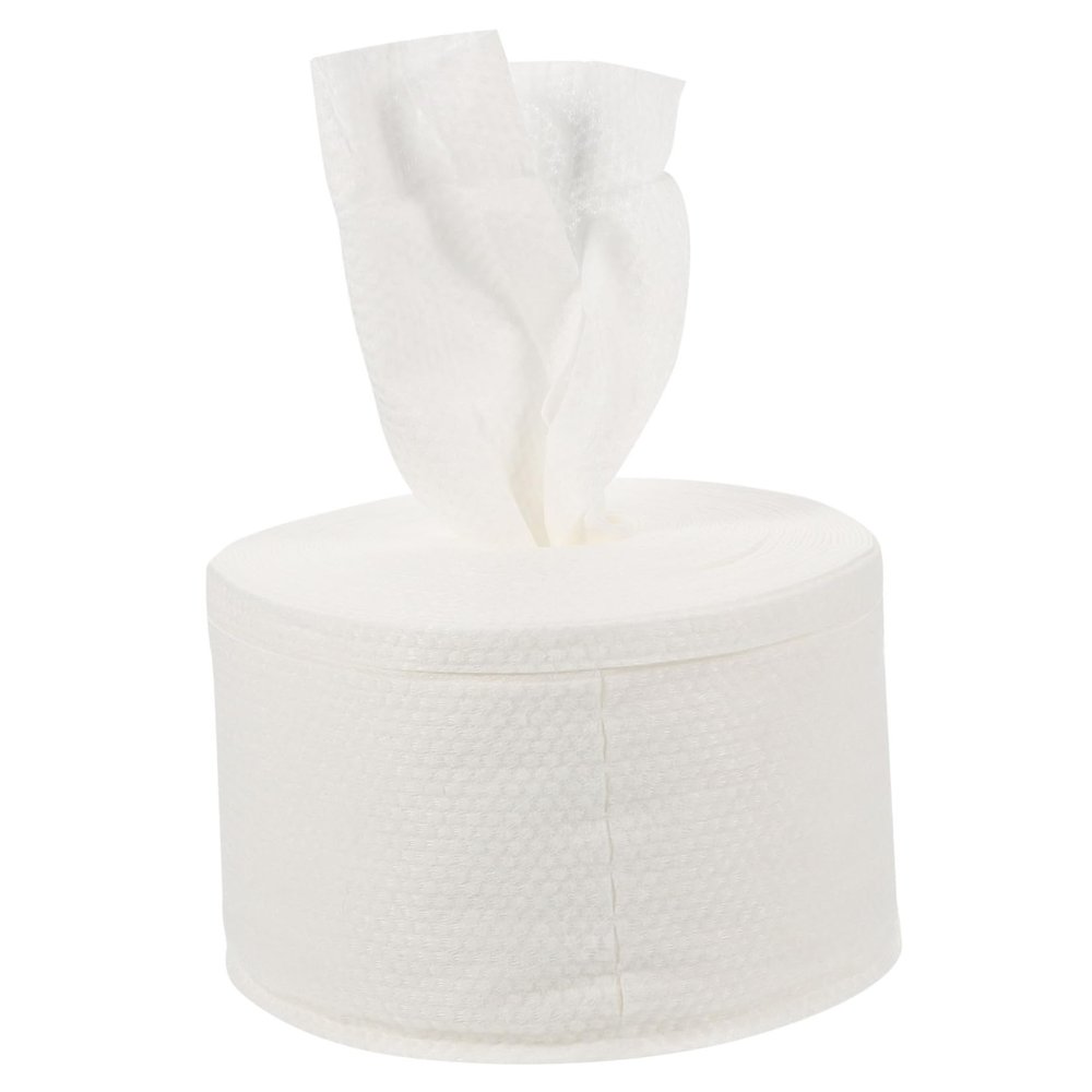 Beatifufu 1roll Thickening Soft Disposable Facial Towels for and Makeup Removal for Travel Camping and Daily Skincare Routine of Non-woven Washcloths
