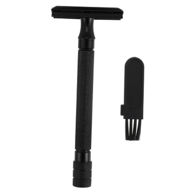 Ipetboom Facial Razor Beard Trimmer Safety Razor Brush Beard Care Tool for Men Women Double
