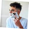 Ipetboom Facial Razor Beard Trimmer Safety Razor Brush Beard Care Tool for Men Women Double view 2