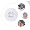 Anneome Shower Caps for Adults Elastic Bathing Hats for Long Hair Lightweight Travel Bath Caps Durable and Quick-drying Hair Protective Covers for Home and Travel Use view 2