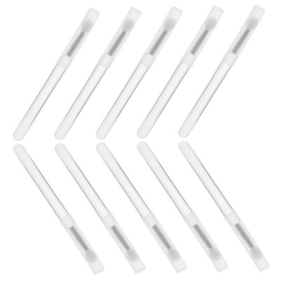 Baluue 10pcs Silicone Lip Brush Set Lip Applicators Balm Brush Exfoliation Reusable Makeup Easy to Clean for Face