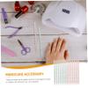Ipetboom 200pcs Manicure Dual-headed Cuticle Remover Tool Dotting Pen Kit for Nail Art Abs Material Travel Diy Use view 4