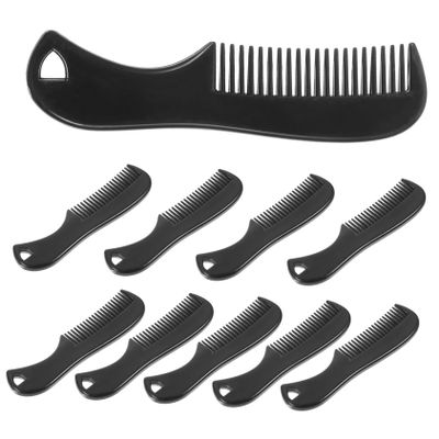 Gogogmee 10pcs Travel Essential Mustache Combs Mens Beard Grooming Tool Styling Comb