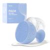 Palm Face Clean Pro - Electric Silicone Face Scrubber for Acne with 7000+ Sonic Pulses - IPX7 Waterproof Rechargeable Exfoliator with Slip-Free Grip, 3 Speed Settings & Phthalate-Free - Arctic view 1