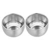 Didiseaon 2pcs Shaving Soap Bowl for Men Stainless Steel Shaving Cream Cup Versatile Shave Cream Lather Mug view 1