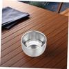 Didiseaon 2pcs Shaving Soap Bowl for Men Stainless Steel Shaving Cream Cup Versatile Shave Cream Lather Mug view 4