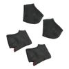 Baluue 2set Silicone Heel Covers Gel Heel Protectors Inserts for Toeless Spa Socks Foot Care Softening Dry Cracked Feet view 1