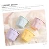 Didiseaon 2sets Silicone Makeup Brush Cleaning Bowl Kit Brush Cleaner for Cosmetics Diy Cleaning Box Compact Design Gentle Bristles Beauty Tool for Makeup Lovers view 2