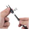 FOMIYES Aluminum Alloy Single Hole Pencil Sharpener Eyebrow Makeup Pencil Sharpening Tool view 3