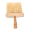HONMEET Manual Shaving Brush Barber Accessories Neck Duster Brush Wooden Handle view 1