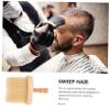 HONMEET Manual Shaving Brush Barber Accessories Neck Duster Brush Wooden Handle view 2