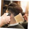 HONMEET Manual Shaving Brush Barber Accessories Neck Duster Brush Wooden Handle view 4