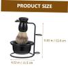 Didiseaon Professional Male Beard Kit Wear-resistant Shaving Brush Durable Shaving Bowl and Stand for Convenient Grooming Home Shop Use view 2