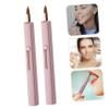 Didiseaon 2pcs Retractable Lip Makeup Brush Compact Lip Gloss Applicators Cap for Precise Application of Color and Liquid Cosmetics for Travel and Everyday view 3