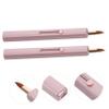 Didiseaon 2pcs Retractable Lip Makeup Brush Compact Lip Gloss Applicators Cap for Precise Application of Color and Liquid Cosmetics for Travel and Everyday view 4