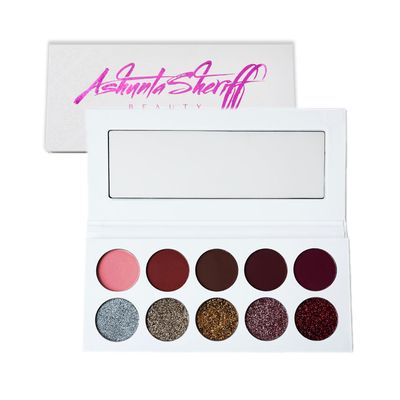 Ashunta Sheriff Beauty Unicorn Glitter and Matte Eyeshadow Palette, Colorful Eye Shadow Kit for Women, Matte Shades, Vibrant Makeup Palette, Eyeshadow for Bold Looks