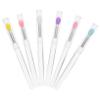 FOYTOKI 6pcs Multi-use Lip Makeup Brush Applicators for Lipstick Lip Gloss and Masks Portable and Dustproof Design for Travel and Home Use view 1