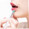 FOYTOKI 6pcs Multi-use Lip Makeup Brush Applicators for Lipstick Lip Gloss and Masks Portable and Dustproof Design for Travel and Home Use view 4