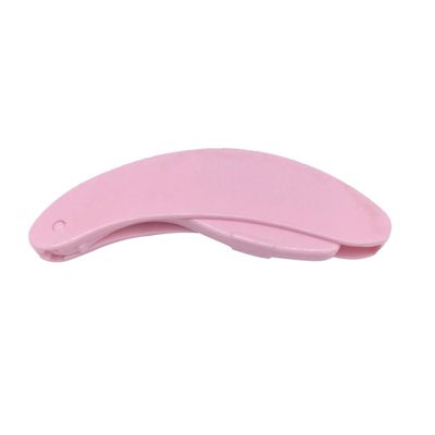 Baluue Eyelash and Brow Makeup Brush Set 4pcs Curved Eyebrow Comb Plastic Handle Folding Design for Travel