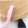Baluue Eyelash and Brow Makeup Brush Set 4pcs Curved Eyebrow Comb Plastic Handle Folding Design for Travel view 3