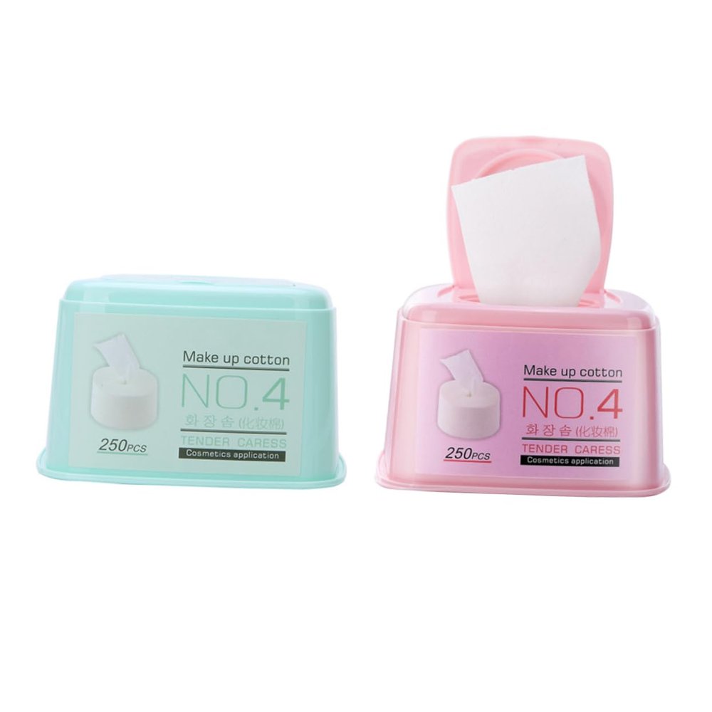 FRCOLOR 2pcs Facial Cotton Pads Cotton Pads for Face Makeup Rounds Makeup Remover Safe Odorless Lightweight