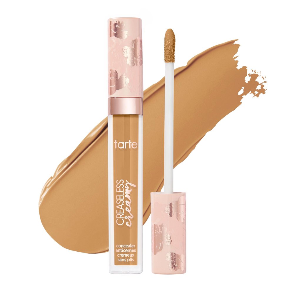 tarte creaseless creamy full-coverage concealer - 47S tan-deep sand (tan to deep skin with warm, golden undertones) - full size
