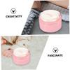 Baluue 4pcs Body Powder Box Powder Puff Portable Container for Travel and Home Use Lightweight and Synthetic Sponge for Care view 4