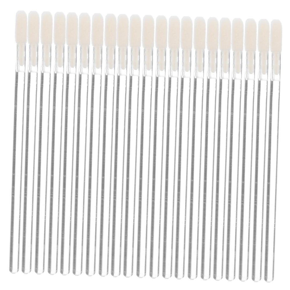 FOMIYES 100pcs Crystal Lip Brush Wands Disposable Applicators for Lip Gloss Lipstick and Balm Professional Makeup Tool for Artists and Personal Use